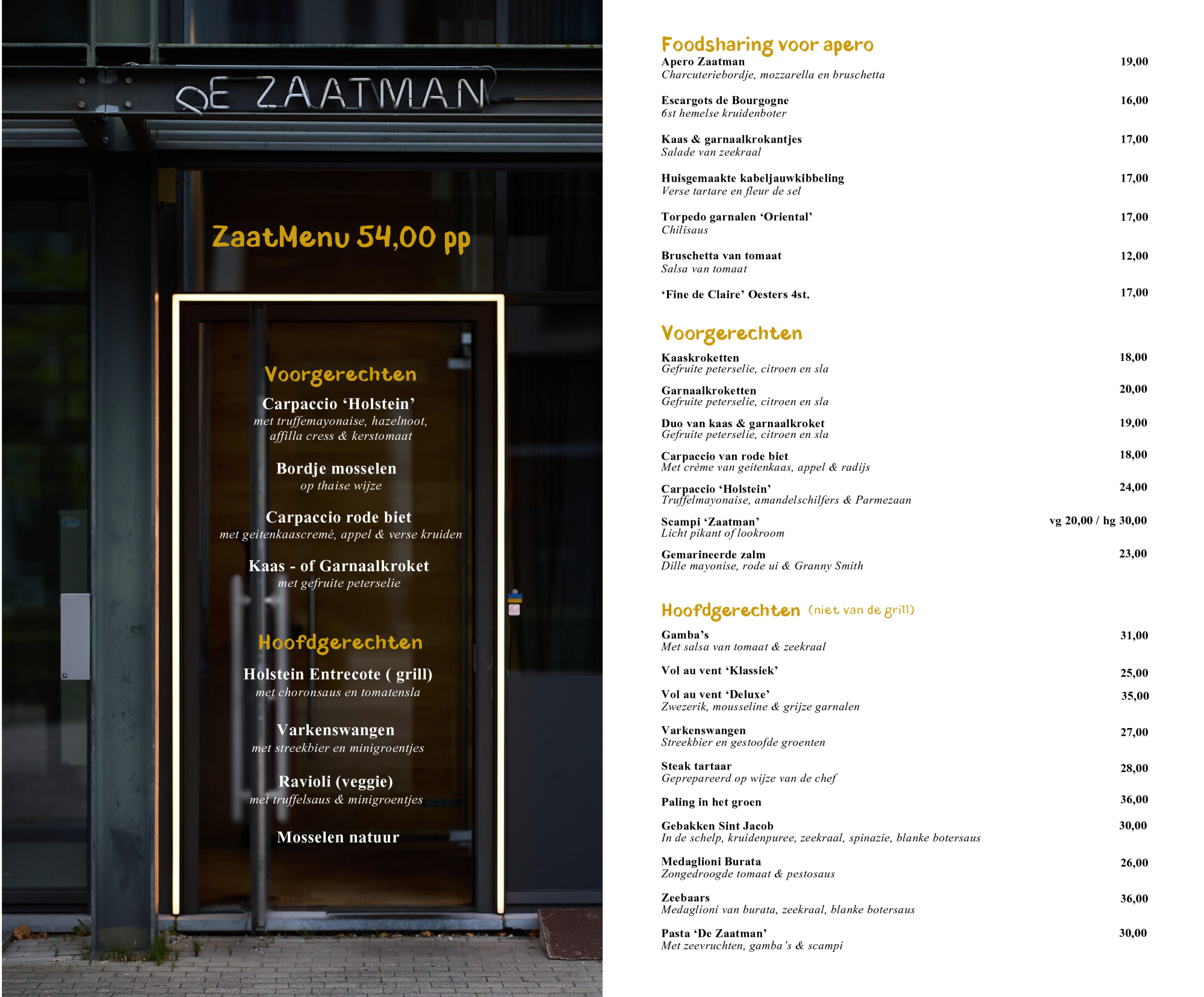 Desserts | De Zaatman