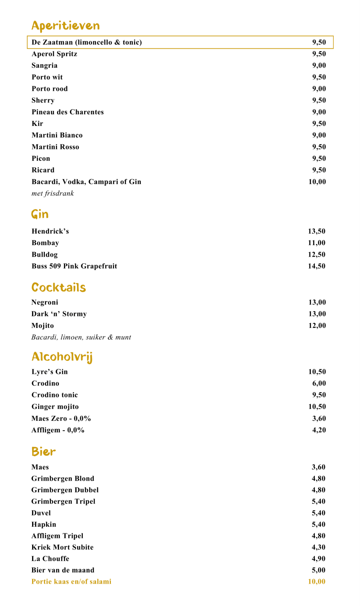 Foodsharing Voor- Hoofdgerechten | De Zaatman