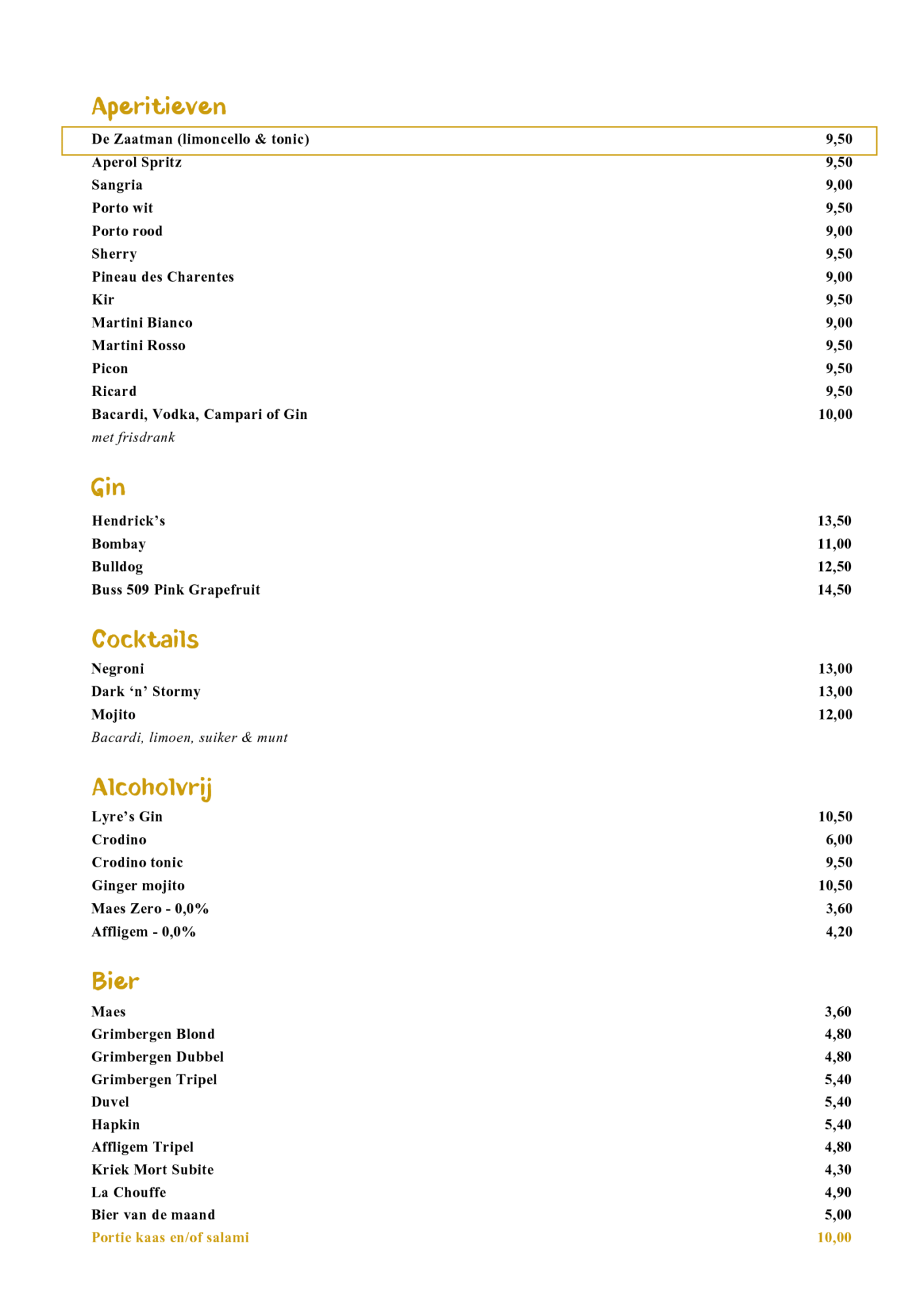 Foodsharing Voor- Hoofdgerechten | De Zaatman